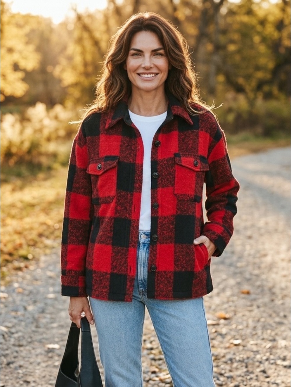 NWT Small Pomander Place Tuckernuck Buffalo Check Austen Shirt Jacket